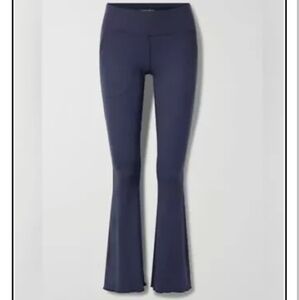 Outdoor Voices SuperForm Navy Blue Flare Ribbed Pant